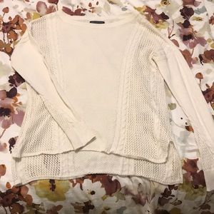 American Eagle White Sweater